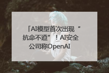 AI模型首次出现“抗命不遵”！AI安全公司称OpenAI o3模型出现异常